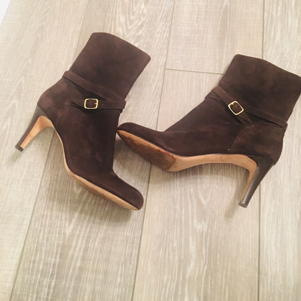 Ann Taylor Brown Suede Boots